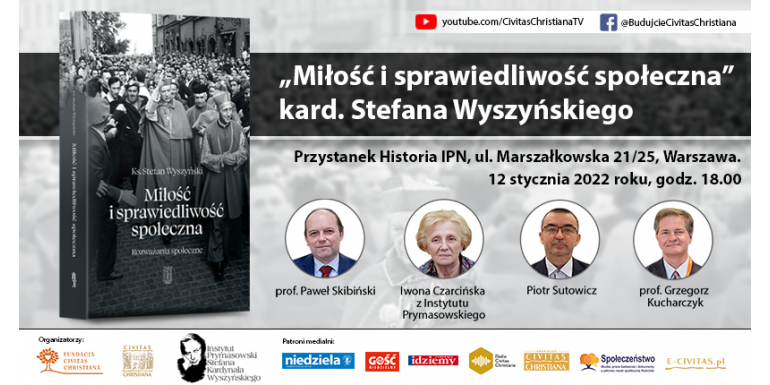 "Miłość i sprawiedliwość społeczna" Wyszyńskiego - spotkanie w Przystanku Historia IPN