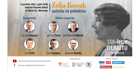 Debata ekspercka: Zofia Kossak - autorka na pokolenia
